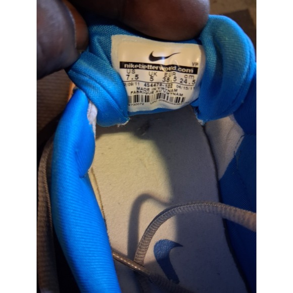 Nike Training Reax Rockstar 2 Blue & White Women's Shoes 454473-102 Size 7.5 - Picture 8 of 8